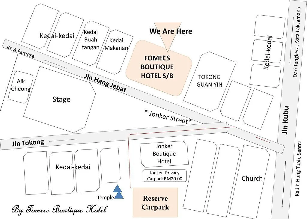 Fomecs Boutique Hotel, Jonker Street Malacca 2*,